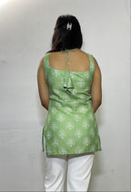 REVA FLAT NECK KURTI