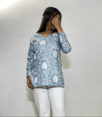 AASTHA- V-NECK KURTI