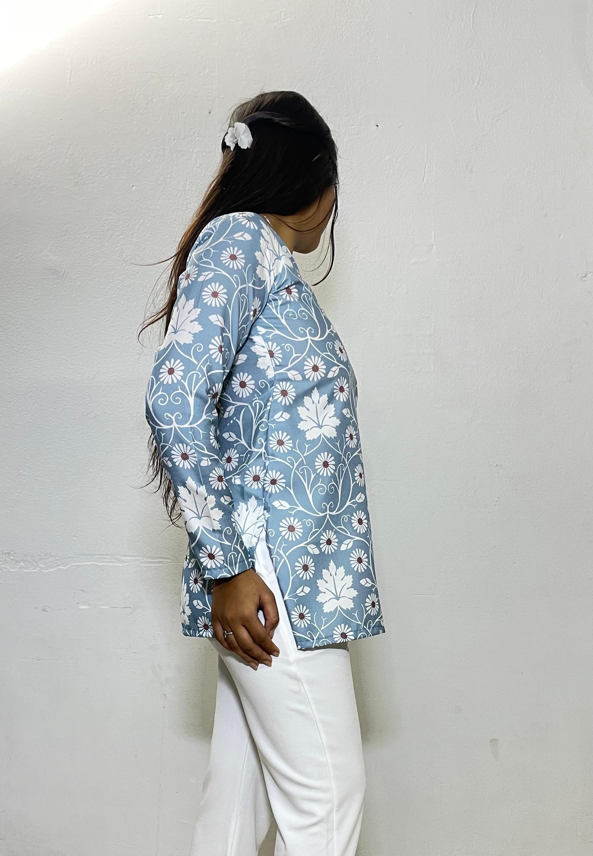 AASTHA- V-NECK KURTI