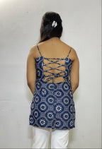 NAVYA FLAT-NECK KURTI