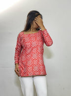 AASHVI FLAT-NECK KURTI