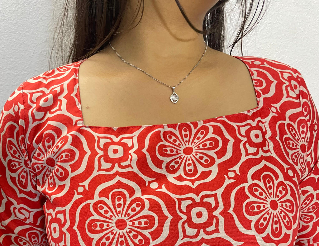 AASHVI FLAT-NECK KURTI